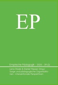 Cover: Sorge und p&auml;dagogische Organisationen - intersektionale Perspektiven - Verlag Empirische P&auml;dagogik