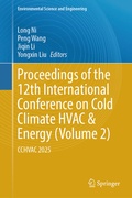 Cover: Proceedings of the 12th International Conference on Cold Climate HVAC & Energy (Volume 2) - Springer