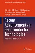 Cover: Recent Advancements in Semiconductor Technologies - Springer
