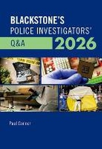 Abbildung von: Blackstone's Police Investigators' Q&A 2026 - Oxford University Press