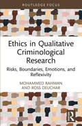 Cover: Ethics in Qualitative Criminological Research - Routledge