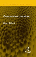Bild: Comparative Literature - Routledge