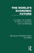 Cover: The World's Economic Future - Routledge