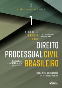 Abbildung von: Direito Processual Civil Brasileiro - Volume 1 25ª Ed - 2025 - Editora Foco