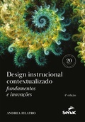 Cover: Design instrucional contextualizado - Editora Senac S&atilde;o Paulo