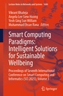 Cover: Smart Computing Paradigms: Intelligent Solutions for Sustainable Wellbeing - Springer