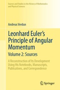 Cover: Leonhard Euler's Principle of Angular Momentum Volume 2: Sources - Springer