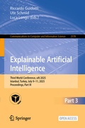 Cover: Explainable Artificial Intelligence - Springer