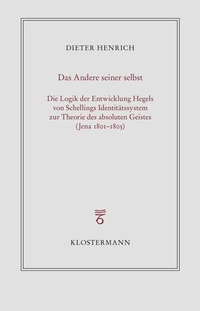 Bild: Das Andere seiner selbst - Vittorio Klostermann Verlag