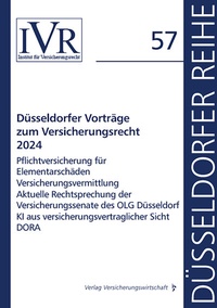 Abbildung von: Düsseldorfer Vorträge zum Versicherungsrecht 2024 - VVW Verlag Versicherungswirtschaft