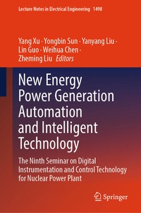 Enlarge image Cover: New Energy Power Generation Automation and Intelligent Technology - Springer