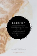 Cover: Leibniz: Philosophical Papers, 1677-1686 - Oxford University Press
