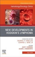 Cover: New Developments in Hodgkin's Lymphoma, An Issue of Hematology/Oncology Clinics of North America: Volume 40-2 - Churchill Livingstone