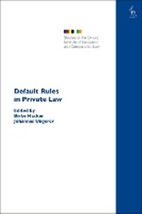 Abbildung von: Default Rules in Private Law - Hart Publishing