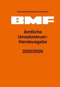 Abbildung von: Amtliche Umsatzsteuer-Handausgabe 2025/2026 - Erich Schmidt Verlag