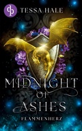 Cover: Midnight of Ashes - Flammenherz Spicy Urban Romantasy / Reverse Harem / Drachenwandler / Academy Romance - Dragons of Ember Hollow