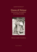 Cover: Donne di Weimar. Dizionario incompleto di un'altra storia - Quaderni di dianoia;Mucchi Editore