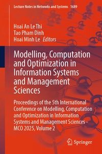 Enlarge image Cover: Modelling, Computation and Optimization in Information Systems and Management Sciences - Springer