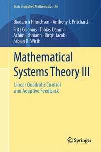 Enlarge image Cover: Mathematical Systems Theory III - Springer