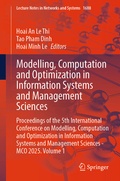 Cover: Modelling, Computation and Optimization in Information Systems and Management Sciences - Springer