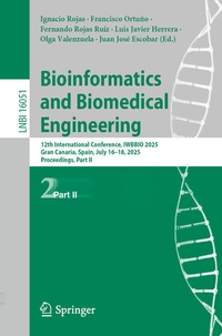 Enlarge image Cover: Bioinformatics and Biomedical Engineering - Springer