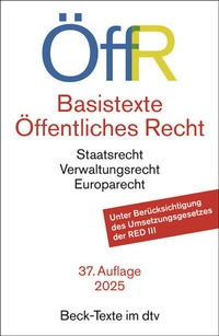 Abbildung von: Basistexte Öffentliches Recht - dtv