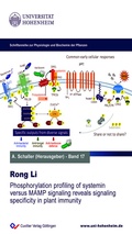 Cover: Phosphorylation profiling of systemin versus MAMP signaling reveals signaling specificity in plant immunity - Cuvillier Verlag