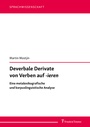 Cover: Deverbale Derivate von Verben auf "-ieren" - Frank & Timme