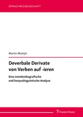 Cover: Deverbale Derivate von Verben auf "-ieren" - Frank & Timme