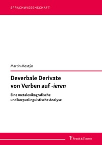 Abbildung von: Deverbale Derivate von Verben auf "-ieren" - Frank & Timme