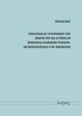 Cover: Untersuchung der Lernwirksamkeit einer adaptiven Web-App zur &Uuml;bung und Wiederholung grundlegender Grammatik- und Rechtschreibregeln in der Sekundarstufe - Logos Berlin