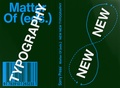 Cover: New New Typography - Sorry Press