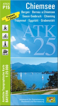 Abbildung von: ATK25-P15 Chiemsee (Amtliche Topographische Karte 1:25000) - Landesamt für Digitalisierung, Breitband und Vermessung, Bayern