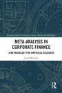 Cover: Meta-Analysis in Corporate Finance - Routledge