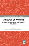Cover: Critolaus of Phaselis - Routledge