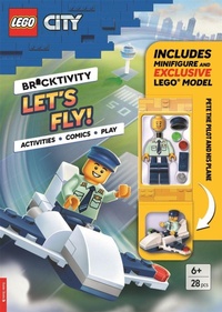 Enlarge image Cover: LEGO (R) City: Let's Fly (with Pete the Pilot minifigure and plane) - Buster Books