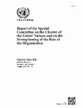 Cover: Report of the Special Committee on the Charter of the United Nations and on the Strengthening of the Role of the Organization 2021 - United Nations