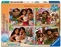 Cover: Kinderpuzzle 4x100 Teile - Disney Vaiana 2 - Abenteuer in Ozeanien - Ravensburger