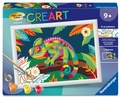 Bild: CreArt, Malen nach Zahlen Kinder - Farbenfrohes Cham&auml;leon - Ravensburger