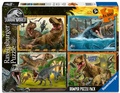 Cover: Kinderpuzzle 4x100 Teile - Jurassic Park - Willkommen in der Jurassic World - Ravensburger