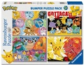 Cover: Kinderpuzzle 4x100 Teile - Pok&eacute;mon-Kumpels - Ravensburger