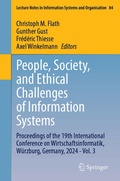 Bild: People, Society, and Ethical Challenges of Information Systems - Springer