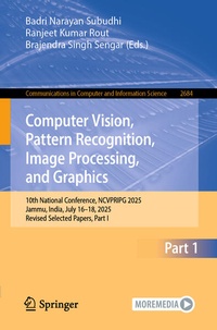 Enlarge image Cover: Computer Vision, Pattern Recognition, Image Processing, and Graphics - Springer