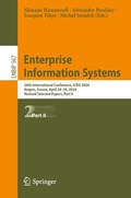 Cover: Enterprise Information Systems - Springer