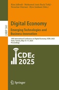 Cover: Digital Economy. Emerging Technologies and Business Innovation - Springer