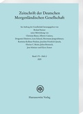 Cover: Zeitschrift der Deutschen Morgenl&auml;ndischen Gesellschaft 175 (2025) 2 - Harrassowitz Verlag