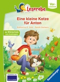 Cover: Leserabe Vor-Lesestufe - Eine kleine Katze f&uuml;r Anton - Ravensburger