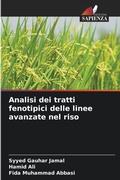 Cover: Analisi dei tratti fenotipici delle linee avanzate nel riso - Edizioni Sapienza