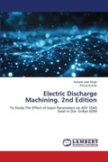 Cover: Electric Discharge Machining. 2nd Edition - LAP Lambert Academic Publishing