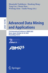 Enlarge image Cover: Advanced Data Mining and Applications - Springer